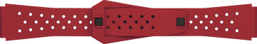 Pulseira de relógio Tissot T145.407.97.057.02 Borracha Vermelho