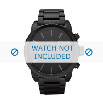 Diesel pulseira de relogio DZ4207 Metal Preto 26mm