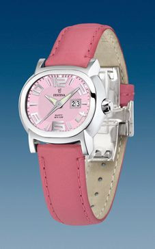 Pulseira de relógio Festina F16127-6 Couro Rosa