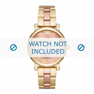 Michael Kors pulseira de relogio MK3586 Metal Ouro 18mm