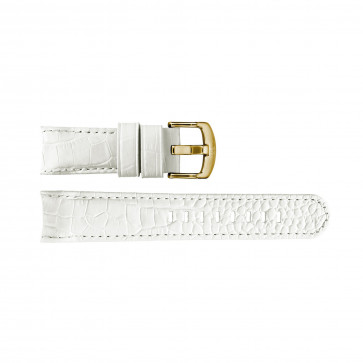 Pulseira de relógio TW Steel TWB119 Couro Branco 22mm