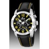 Pulseira de relógio Lotus 15644-6 Couro Preto 23mm