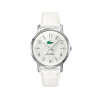 Pulseira de relógio Lacoste 2000631 / LC-41-3-14-2223 Couro Branco 20mm