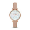 Pulseira de relógio Fossil ES4603 Couro Rosa 14mm