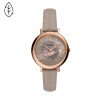 Pulseira de relógio Fossil ES5091 Couro Rosa 14mm