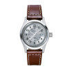 Pulseira de relógio Hamilton H70455553 / H001.70.455.553.01 Couro Marrom 20mm