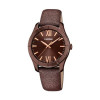 Pulseira de relógio Calypso K5718-6 Couro Marrom 17mm