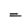 Pulseira de relógio Marc by Marc Jacobs MBM1313 Couro Preto 12mm