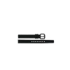 Pulseira de relógio Marc by Marc Jacobs MBM2053 Couro Preto 12mm