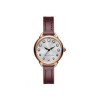 Pulseira de relógio Marc by Marc Jacobs MJ1481 Couro Vermelho 10mm