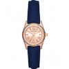 Pulseira de relógio Michael Kors MK2539 Couro Azul 14mm