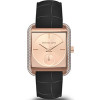 Pulseira de relógio Michael Kors MK2611 Couro Preto 20mm