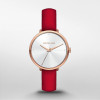 Pulseira de relógio Michael Kors MK2886 Couro Vermelho 14mm