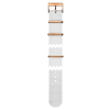 Pulseira de relógio Tissot T604036893 Nylon/pérola Branco 19mm