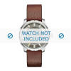Pulseira de relógio Diesel DZ1724 Couro Marrom 20mm