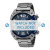 Pulseira de relógio Diesel DZ4412 Aço Cinza 24mm