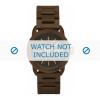 Pulseira de relógio Diesel DZ5261 Plástico Marrom 20mm