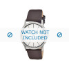 Pulseira de relógio Skagen 858XLSLD Couro Marrom 22mm