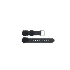 Casio pulseira de relógio 10198354 Plástico Preto 13mm 