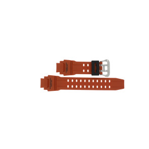 Pulseira de relógio Casio GA-1000-4A Plástico Laranja 16mm