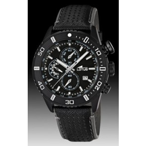 Pulseira de relógio Lotus 15790-1 Plástico Preto 24mm