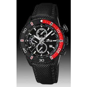 Pulseira de relógio Lotus 15790-5 Plástico Preto 24mm