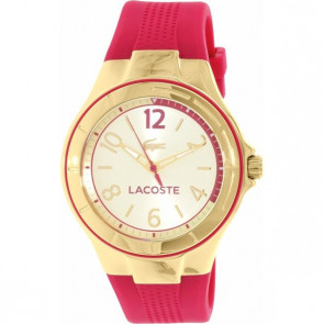 Lacoste pulseira de relogio 2000878 / LC-69-3-34-2585 Borracha Rosa 18mm