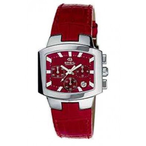 Pulseira de relógio Breil 2519750616 Couro Vermelho