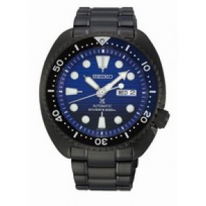 Pulseira de relógio Seiko 4R36-05H0-SRPD11K1 Aço Preto
