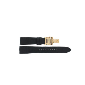 Pulseira de relógio Seiko 7D56-0AA0 / SNP036JC / SNP036P1	 Couro Preto 21mm