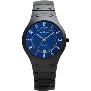 Pulseira de relógio Skagen 817LBXNC Cerâmica Preto 12mm