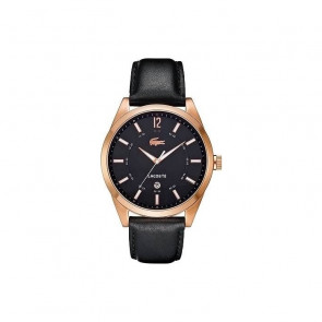 Pulseira de relógio Lacoste 2010582 / LC-52-1-34-2266 Couro Preto 22mm
