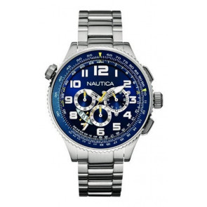 Pulseira de relógio Nautica A29524G Aço inoxidável Aço