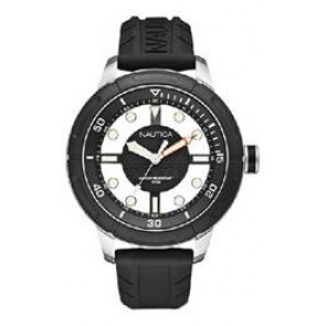 Pulseira de relógio Nautica A29552G Borracha Preto