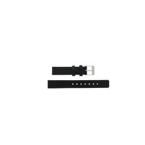 Horlogeband Davis BB1203.1 Leder Zwart 14mm