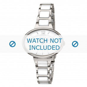 Boccia pulseira de relogio 3261-05 Titânio Bicolor 16mm