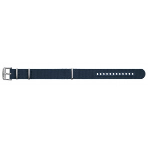 Pulseira de relógio Certina C0324291804100A / C604022164 Nylon/pérola Azul 21mm