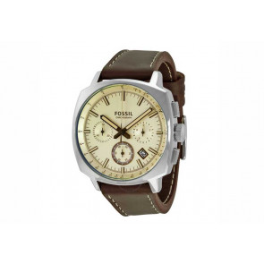 Pulseira de relógio Fossil CH2994 Couro Marrom 22mm