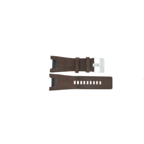 Pulseira de relógio Diesel DZ1273 / Bugout Couro Marrom 31mm