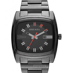 Pulseira de relógio Diesel DZ1557 Aço inoxidável Preto 30mm