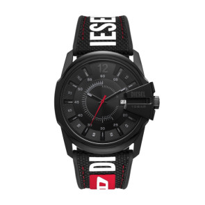 Pulseira de relógio Diesel DZ2160 Couro/Plástico Preto 28mm