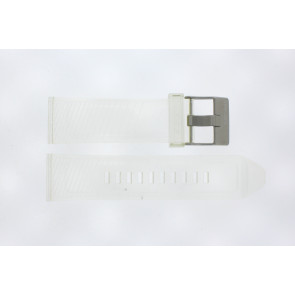 Pulseira de relógio Diesel DZ 4515 Silicone Transparente 26mm