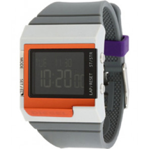 Pulseira de relógio Diesel DZ7182 Silicone Cinza 23mm