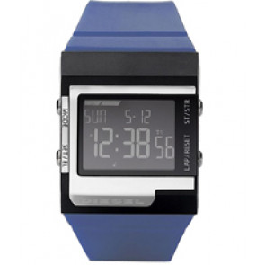 Pulseira de relógio Diesel DZ7211 Silicone Roxo vermelho 23mm