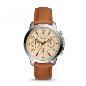 Pulseira de relógio Fossil ES4039 Couro Marrom 18mm