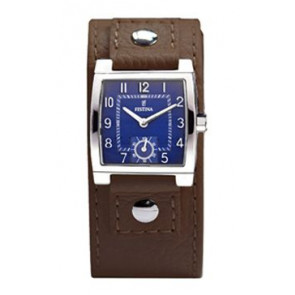 Pulseira de relógio Festina F16068-D Couro Marrom 18mm
