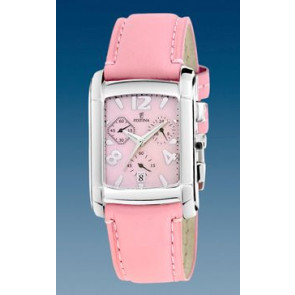 Pulseira de relógio Festina F16101-9 Couro Rosa 22mm