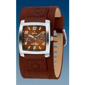 Pulseira de relógio Festina F16182-5 Couro Marrom 22mm