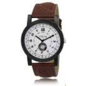 Pulseira de relógio Fossil FS5250 Couro Marrom 22mm