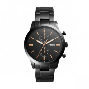 Pulseira de relógio Fossil FS5379 Aço Preto 22mm